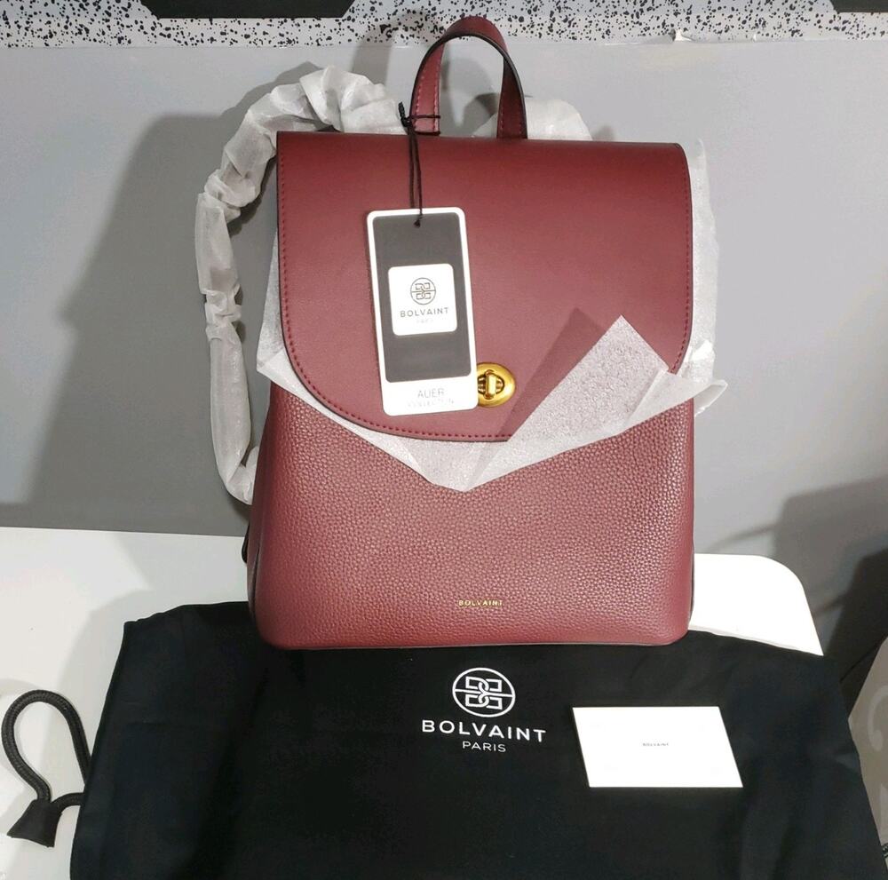 Bolvaint Paris Genevieve Backpack Deep Plum